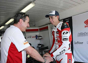 PTR-Chef Buckmaster und Matthew Davies