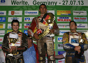 Die Top-3 von Werlte: Erik Riss, Andrew Appleton und Richard Speiser (v.l.)