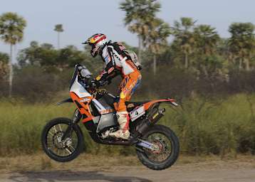 Taddy Blazusiak bei seiner ersten Rallye 2012 in Argentinien