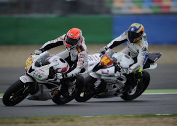 Van der Mark (v.) und Russo (h) hatten es 2012 häufiger miteinander zu tun