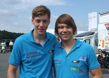 Patrick (li.) und Dominik Vincon sind gemeinsam unterwegs
