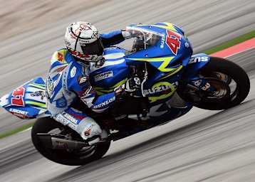Noriyuki Haga testete die Suzuki GSX-R600 in Sepang