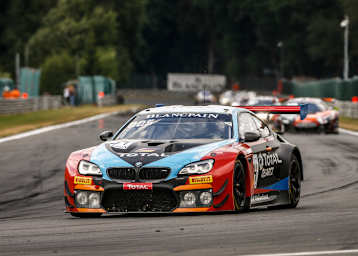 Liegt bei den 24h von Spa-Francorchamps vorne: Der BMW M6 GT3 von Walkenhorst