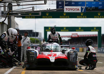Durfte diesmal keine Quali-Sim beim Vortest zu den 24h von Le Mans fahren: Der Toyota TS050 Hybrid von Mike Conway, Kamui Kobayashi und José María López