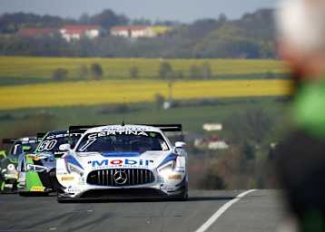In Lauf 2 ganz von vorne: Der Mercedes-AMG GT3 von Luca Ludwig (Team Zakspeed)