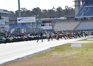 Start ins Rennen am Karsamstag 2018