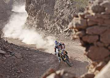 Marc Coma (KTM) spielte auf der fünften seine Routine aus