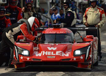 Der Cadillac DPi von Felipe Nasr/Eric Curran führt derzeit die IMSA-Tabelle an