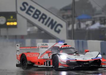 Probleme im Regen für den Acura DPi bei den 12h von Sebring