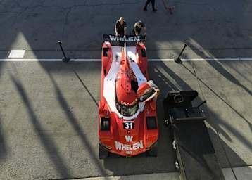 Im ersten freien Training beim Petit Le Mans an der Spitze: Der Cadillac DPi von Action Express Racing