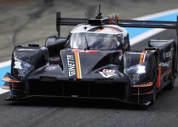 Der Ginetta G60-LT-P1 aus der LMP1-Klasse der FIA WEC