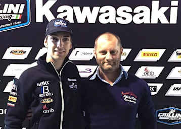 Christophe Ponsson (li) wird 2015 auf die Superbike-WM losgelassen