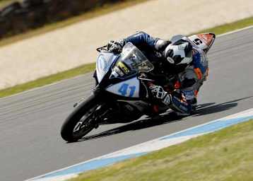 Aiden Wagner war bereits für zwei Tage auf Phillip Island testen