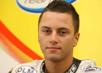 Archivbild: 2007 trat Stefano Bianco in denselben Farben wie Andrea Iannone an