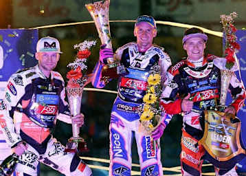 Daugavpils Top-3: Joonas Kylmäkorpi, Grigorij Laguta, Emil Sayfutdinov