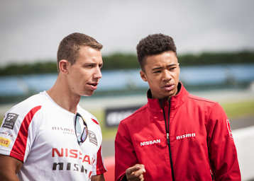 Florian Strauß und Jann Mardenborough