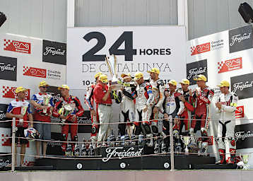 Honda Racing, Yamalube Folch Endurance, Tecmas Endurance (vlnr.)
