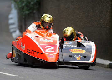 Molyneux/Sayle bei ihrem letzten gemeinsamen Auftritt bei der Tourist Trophy 2009