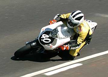 Robert Dunlop bei seinem letzten Sieg beim NW 200