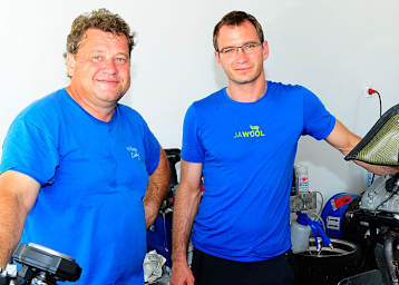 Kein Rennen für Peter Kimeswenger und Markus Billich auf dem Pannonia-Ring.