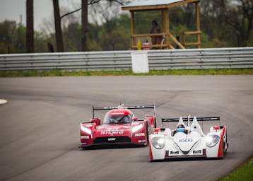 Nissan hatte beim Test auch einen Gibosn LMP2 dabei