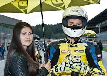 Julian Mayer vor dem Start zum zweiten Rennen