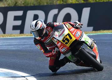 Edgar Pons sichert sich die erste Moto2-EM-Pole-Position 2019
