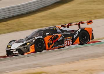 Schönes Auto: Der KTM GTX in Barcelona