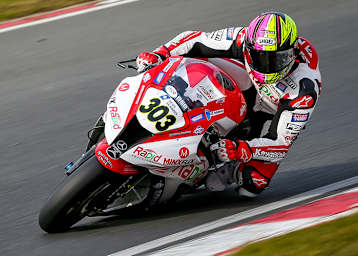 Keith Farmer auf der Rapid Solicitors Kawasaki 2013