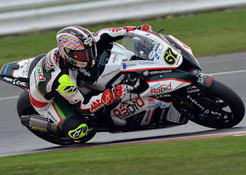 Shane Byrne lag im zweiten Training ganz vorn