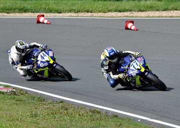 Thomas Walther (77) und Sebastian Frotscher (44): 2018 kein Heimrennen in Schleiz