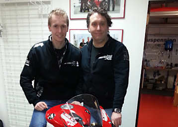 Jens Holzhauer (re.) verplfichtet Danny de Boer