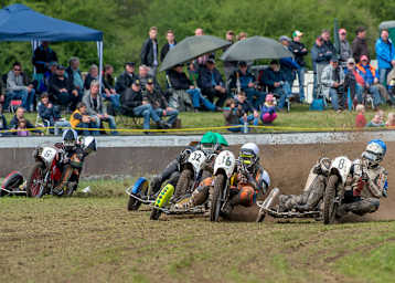 Auch die B-Gespanne (hier Schwarme) bieten tollen Sport