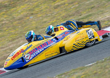 Jakob Rutz und Thomas Hofer auf ihrer LCR Yamaha