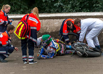Bahnsport ist ein sehr gefährlicher Sport