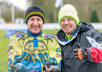 Mitch Godden (rechts) und sein Beifahrer Paul Smith
