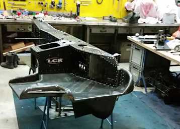 Mike Roschers LCR Chassis wartet nur noch auf die «Innereien»