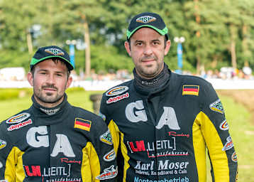 Die Pfarrkirchener Markus Venus (r.) und Markus Heiß (l.) wurden in Melsungen Zweite