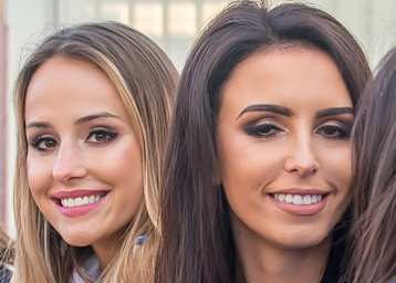 Hübsche Grid-Girls durften bei der «Night of the Fights» nicht fehlen