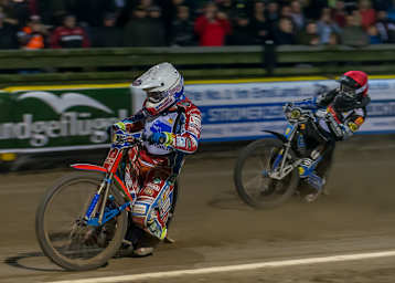 Robert Lambert (l.) war Punktbester, Tobias Kroner (r.) fuhr sein letztes Rennen