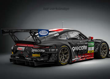 So sieht der neue Porsche 911 GT3 R von Herberth Motorsport aus