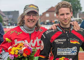 Jens Buchberger (l.) und Sascha Stumpe (r.) sind neben dem Werlter Fabian Wachs Favoriten für den Bahnpokal