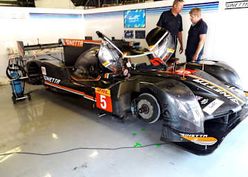 Der Ginetta G60-LT-P1 beim Prologue in Barcelona