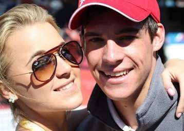 Ronan Quarmby mit seiner Lebensgefährtin