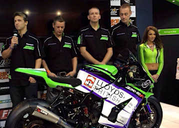 James Ellison und Chris Walker bei der GBmoto-Teampräsentation