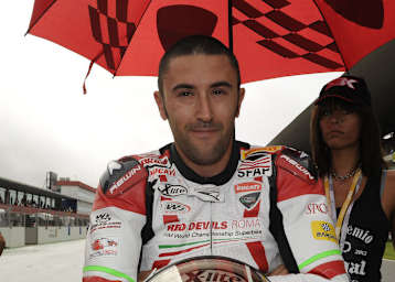 Matteo Baiocco 2012 bei seinem für Red Devils Roma in Portimao