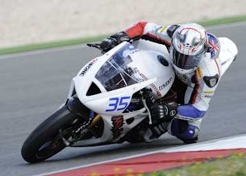 2013: Mitchell Carr war mit der Triumph Daytona nur Statist