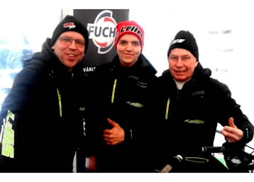 Ulf und Ove Ledström, Jubilar Per-Olof Serenius