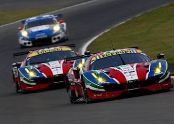 Die beiden Ferrari 488 GTE