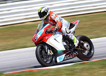 Jules Cluzel auf dem Weg zur Poleposition in Misano